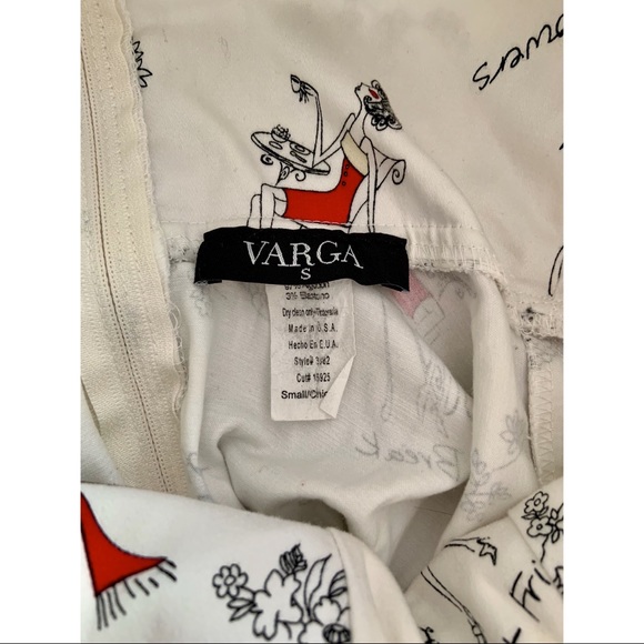 Varga Pin Up Marilyn Dress Size Small with a Print - Picture 2 of 6